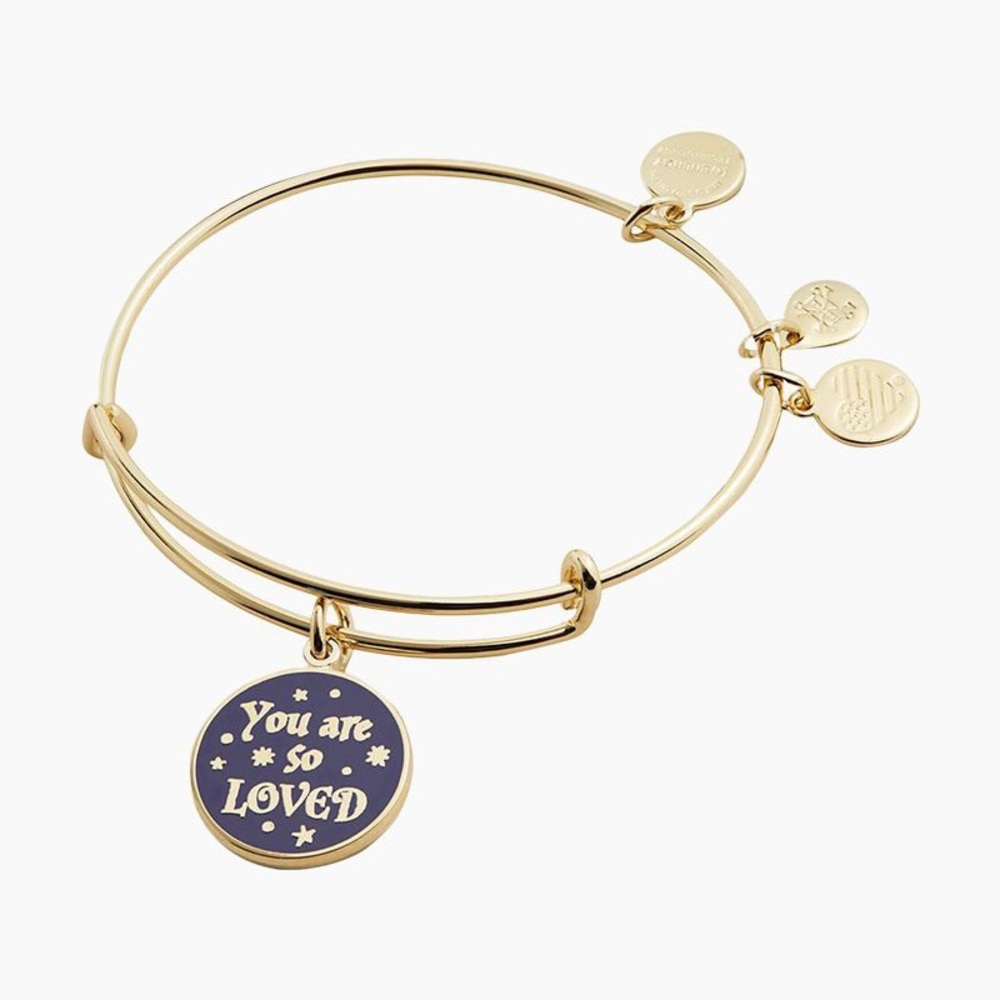 ALEX and ANI “So Loved” Harry Potter & the Deathly Hallows Bangle Bracelet